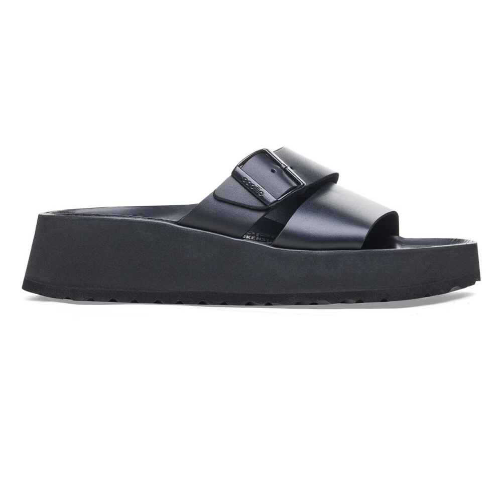 Birkenstock Papillio Almina Black Leather sz 37 - Picture 9 of 11